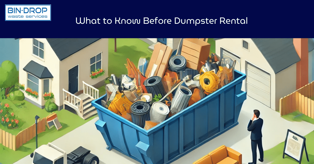 What to Know Before Dumpster Rental