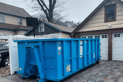 Bin-Drop Dumpsters perfect for residents and easy Driveway placement