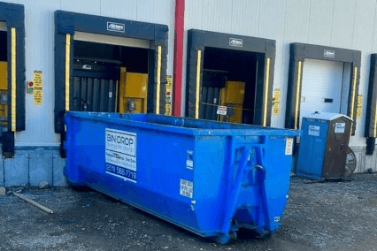 Bin-Drop dumpsters for retail stores, bars, restaurants waste disposal at commercial places