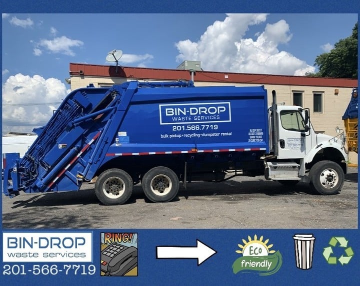 Business Waste Recycling Pickup Service in New Jersey by Bin-Drop Waste Services