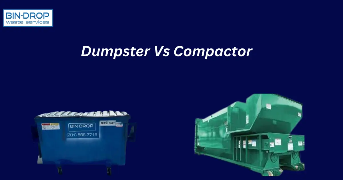 Difference Between Dumpster and Compactor